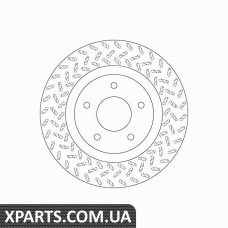 Диск гальмівний MITSUBISHI ASX TRW DF6206