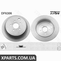 Диск гальмівний SUBARU LEGACY V TRW DF6306