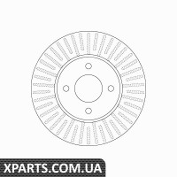 Диск гальмівний NISSAN MICRA10-TRW DF6430
