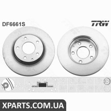 Диск гальмівний MAZDA 3 TRW DF6661S