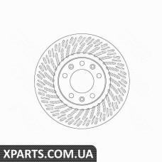 Диск гальмівний PEUGEOT 308 II TRW DF6698