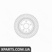 Диск гальмівний MAZDA 313PRZУD TRW DF6731