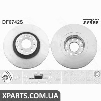 Диск гальмівний VW PASSAT00-05 TRW DF6742S
