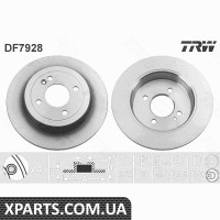 Диск гальмівний KIA RIO III11-TY TRW DF7928