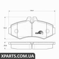 Комплект гальмівних колодок дискове гальмо TRW GDB1373