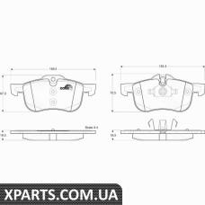 Колодка гальм. ROVER передн. TRW GDB1374