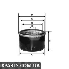 Фільтр масляний UFI 2349500