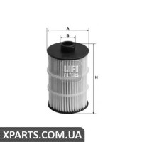 Фільтр масляний UFI 2509000