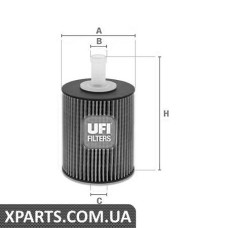 Фільтр масляний UFI 2507700