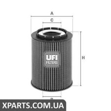 Фільтр масляний UFI 2501000