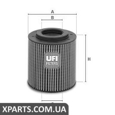 Фільтр масляний UFI 2502800