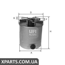 Топливный фильтр UFI 5539200