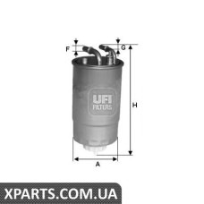 Паливний фільтр UFI 2409900