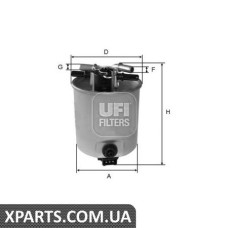 Фільтр паливний UFI 5539300