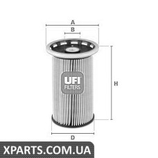 Паливний фільтр UFI 2602600