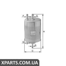 Топливный фильтр UFI 3184100