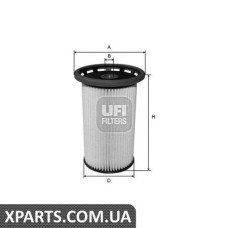 Паливний фільтр UFI 2603800