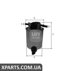Паливний фільтр UFI 2402001