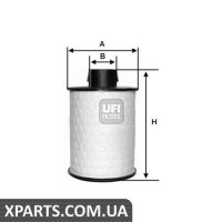 Топливный фильтр UFI 60H2O00