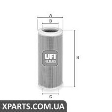 Повітряний фільтр UFI 2736700