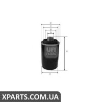Фільтр масляний UFI 2349300