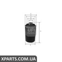 Фільтр масляний UFI 2359700