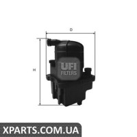 Фільтр паливний UFI 2408700