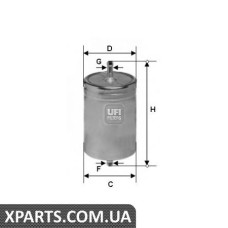 Топливный фильтр UFI 3158300