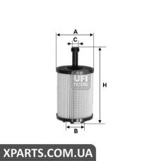 Масляный фильтр UFI 2519700