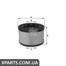 Фільтр масляний UFI 2501700