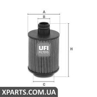 Фільтр масляний UFI 2506100