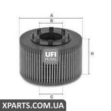 Фільтр масляний UFI 2501500