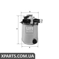 Фільтр паливний UFI 2409501