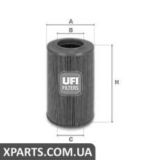 Повітряний фільтр UFI 2762800