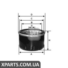 Фільтр масляний UFI 2361500