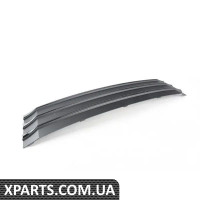 4G8807287CKA VAG Накладка переднього номерного знака — Satin Black/Brilliant Black