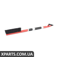 80A096010B VAG Скребок для льда с щеткой для снега - красный / черный