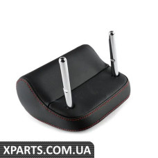 5GM885902BBKX VAG Задній центральний підголовник – шкірозамінник з титаново-чорним/червоним рядком