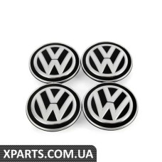 000071213C VAG Динамічна плаваюча центральна кришка "Spin Wheel Cap" - набір із 4 штук (старий логотип)