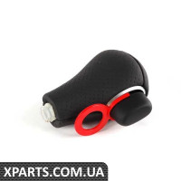 8E1713141AGQPY VAG Ручка перемикання передач — шкіра — шабля (чорна)