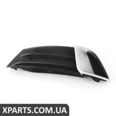 8V58076719B9 VAG Нижня решітка бампера — Satin Black/Alu Matte — ліва