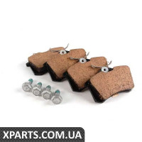 3B0698451 VAG Комплект задніх гальмівних колодок