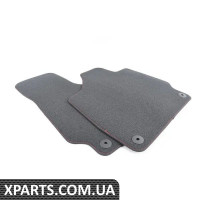 8J1863691FXYZ VAG Передний коврик с ковровым покрытием - Soul (черный) / красный кармин