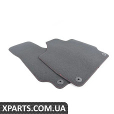 8J1863691FXYZ VAG Передній килимок з килимовим покриттям - Soul (чорний) / червоний кармін