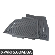 4KL061221041 VAG Передні всепогодні килимки - чорні з логотипом e-tron