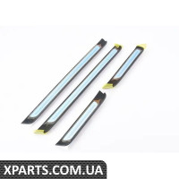 8K0898301 VAG Комплект дверних порогів - матово-чорний / алюміній