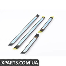 8K0898301 VAG Комплект дверних порогів - матово-чорний / алюміній