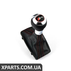 8K1713139TIWZ VAG Ручка автоматичної коробки передач - Шкіра - Soul (чорний) / Magma Red