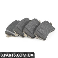 8K0698451P VAG Комплект задніх гальмівних колодок