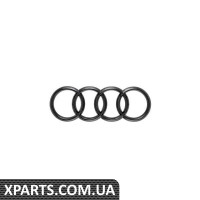 8W0071801 VAG Передня емблема Audi Rings - чорний